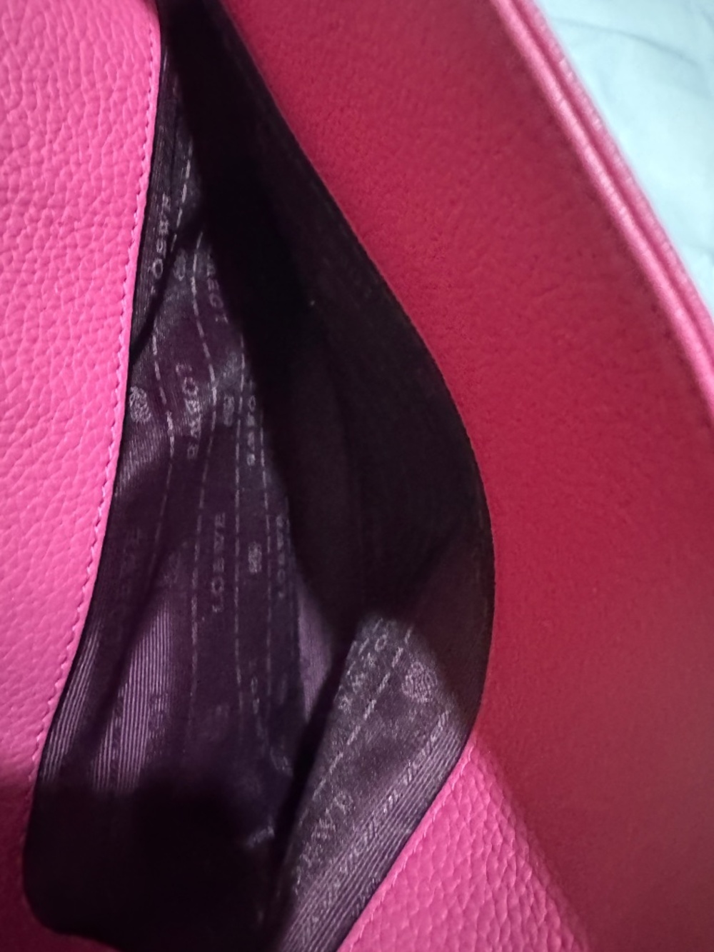 Loewe top handle Anagram Pink - Picture 7 of 9